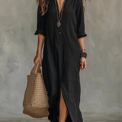Savannah | Relaxed Shirt Maxi Dress