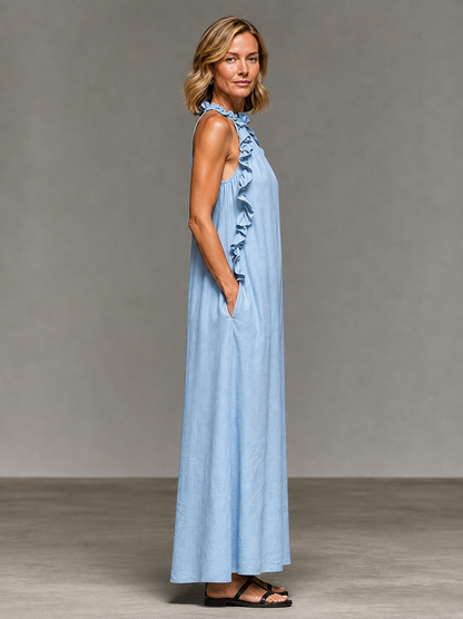 Ela | Soft Ruffle Maxi