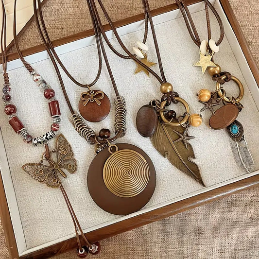 4pcs Boho Pendant Set