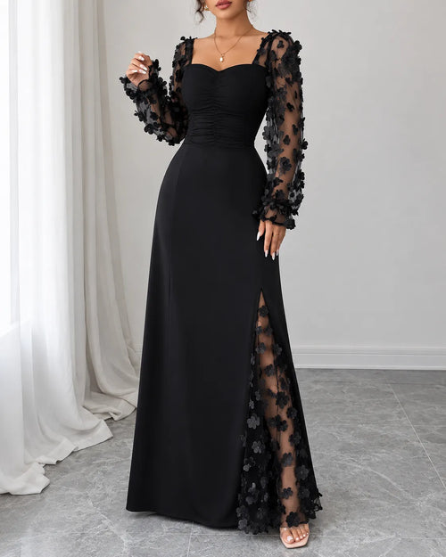 Seraphina Floral Lace Maxi Dress