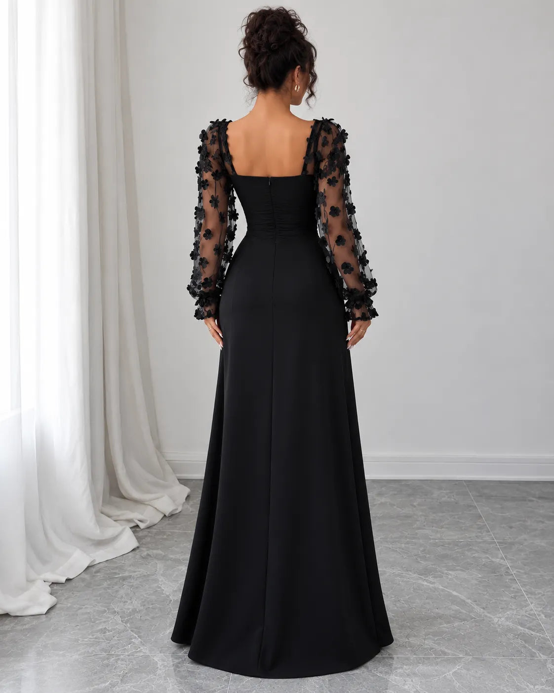 Seraphina Floral Lace Maxi Dress
