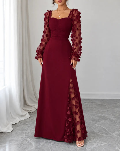 Seraphina Floral Lace Maxi Dress