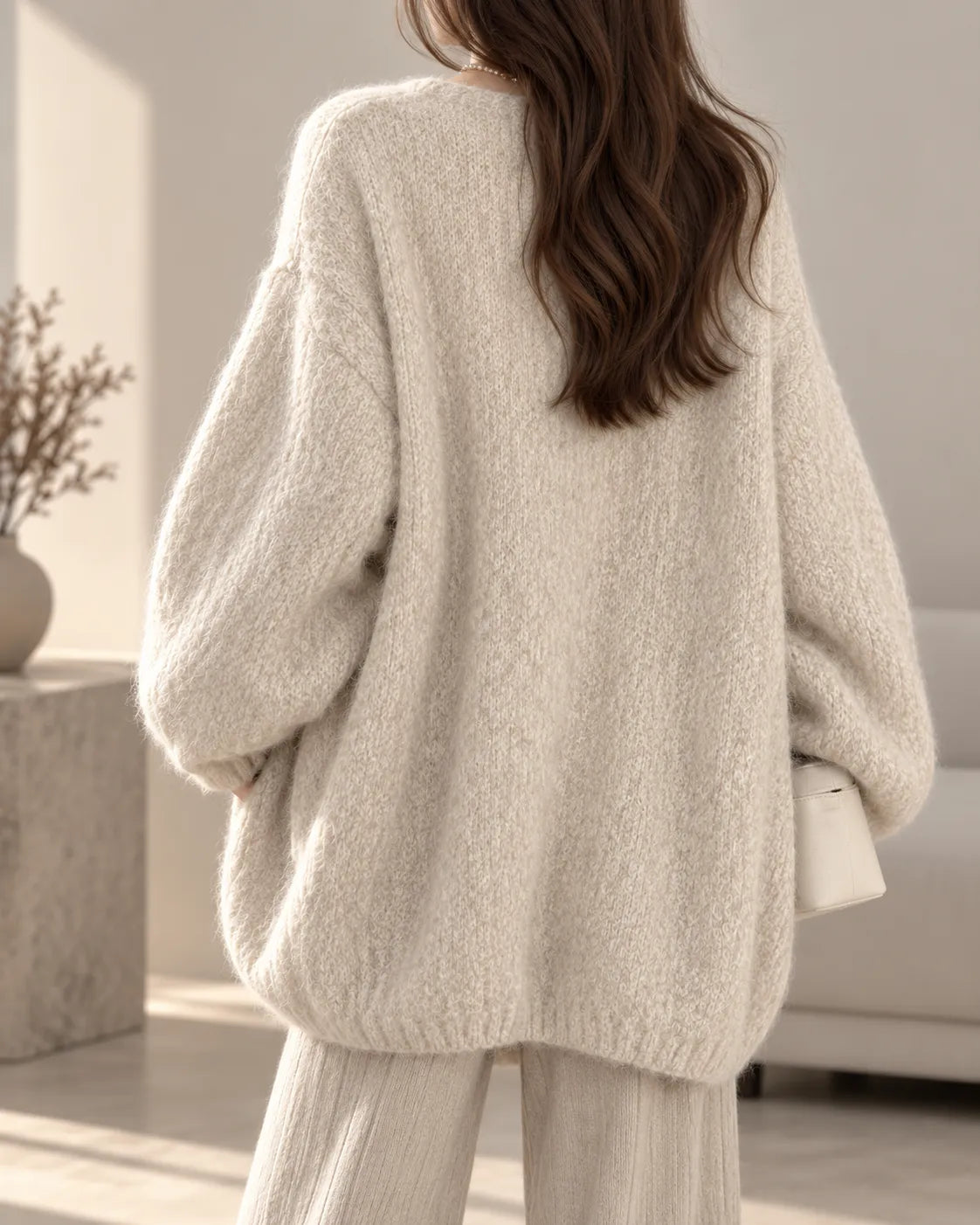 Elodie Soft Knit Oversized Cardigan