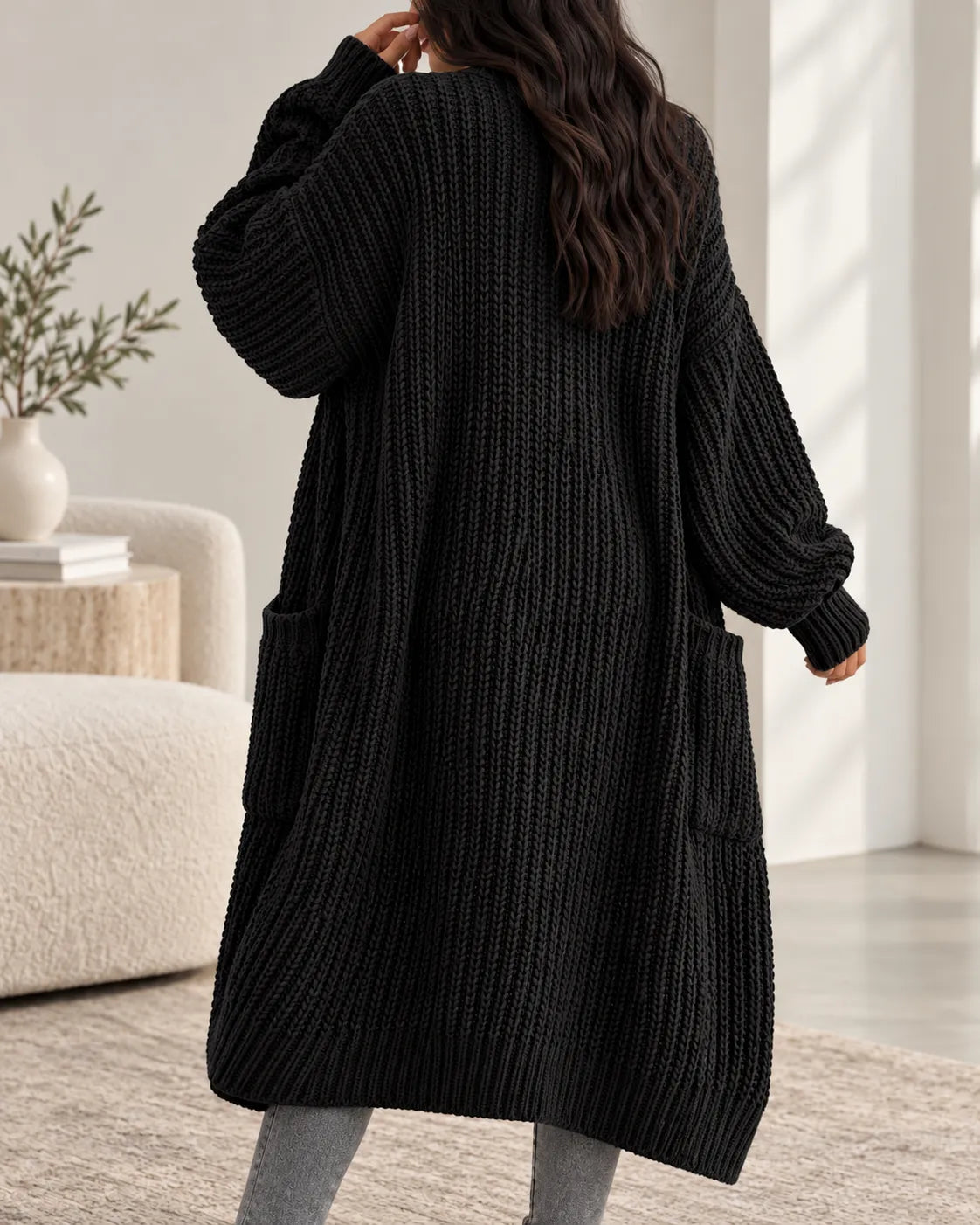 Madeline Chunky Knit Long Cardigan