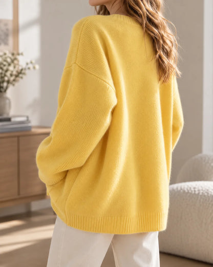 Evelyn Soft Knit Button-Front Cardigan