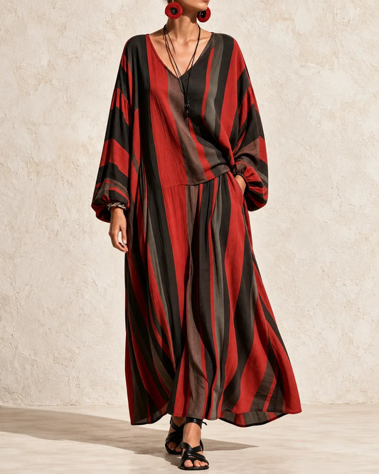Sienna Relaxed Striped Maxi Dress