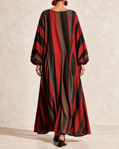 Sienna Relaxed Striped Maxi Dress