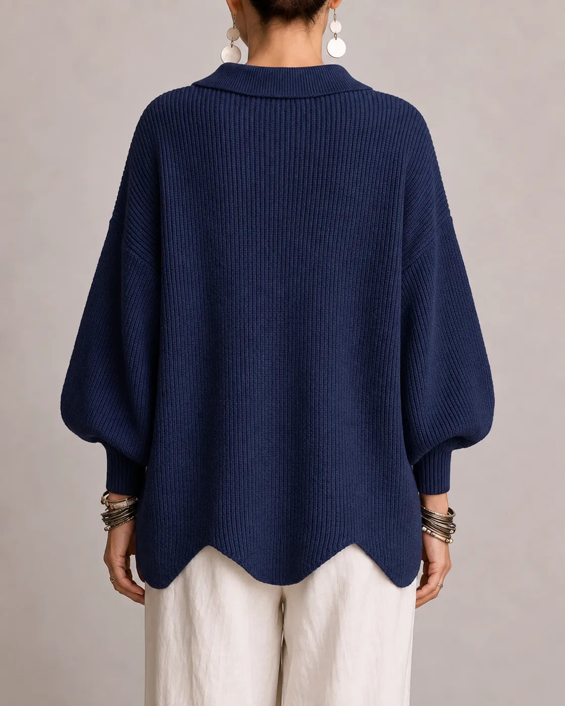 Elara | Oversized Button Knit Cardigan