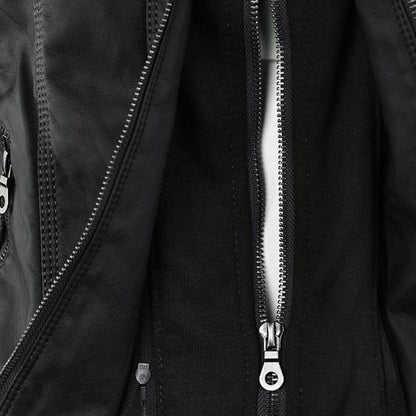 Callista | Hooded Moto Jacket