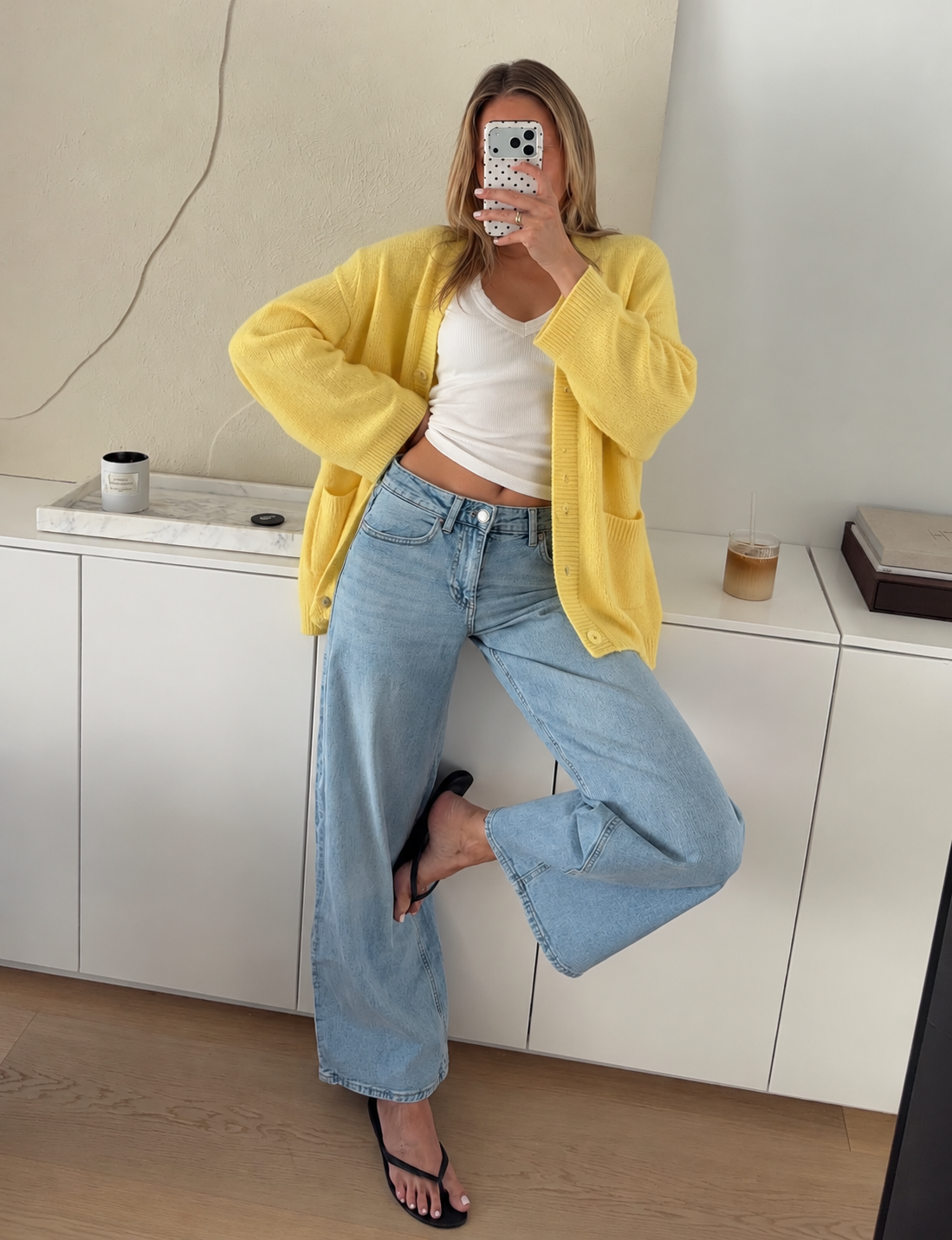 Evelyn Soft Knit Button-Front Cardigan