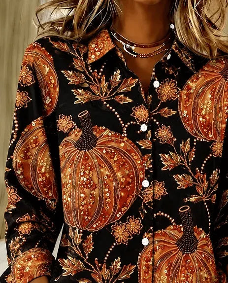 Women'S Casual Printed Shirt