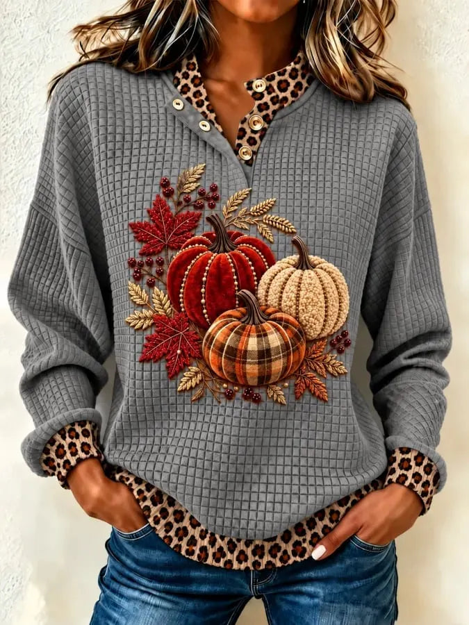 Women's Casual Printed Sweatshirt