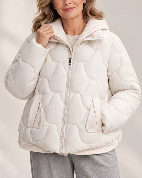 Seraphina Cloud-Quilt Hooded Jacket