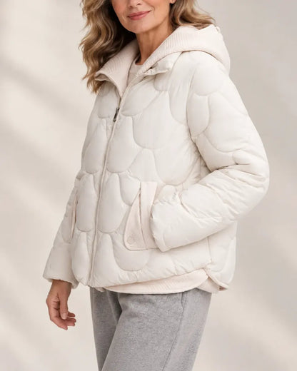 Seraphina Cloud-Quilt Hooded Jacket