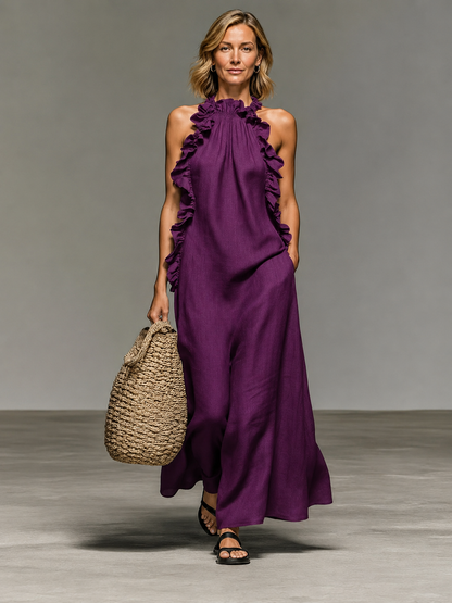 Ela | Soft Ruffle Maxi