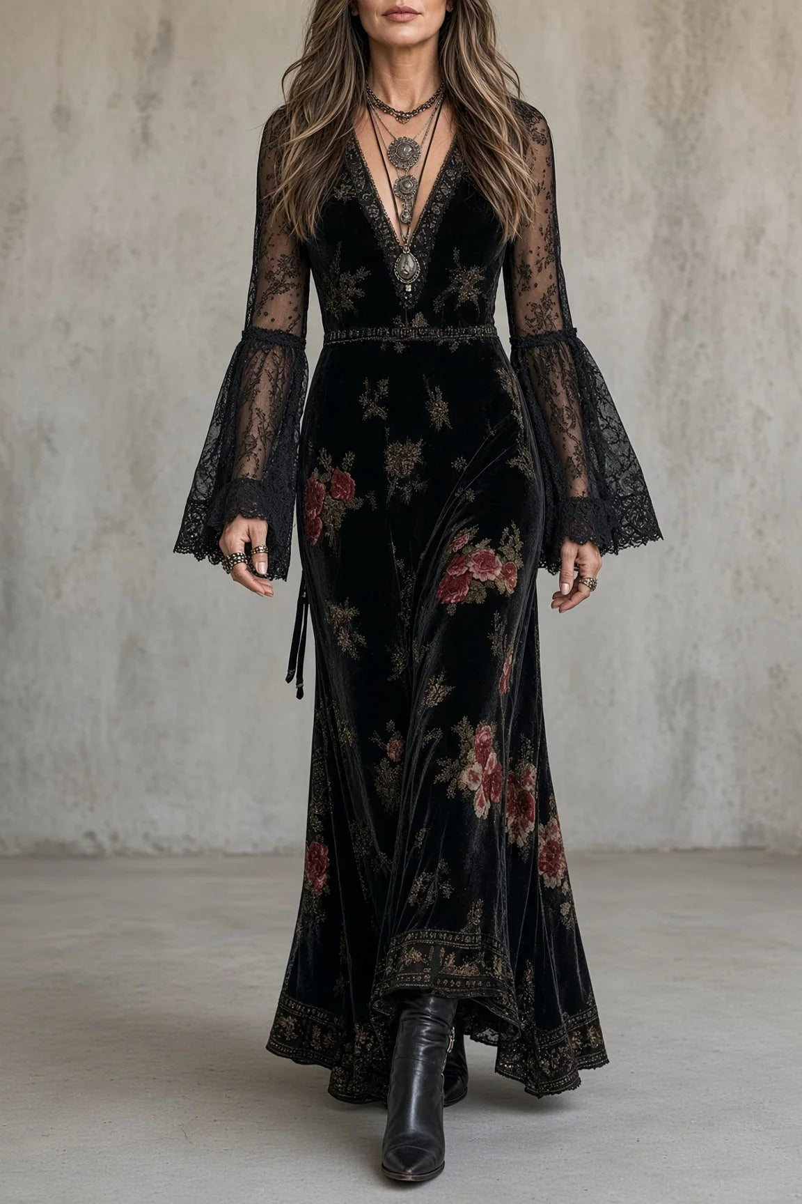Luna Velvet Dress
