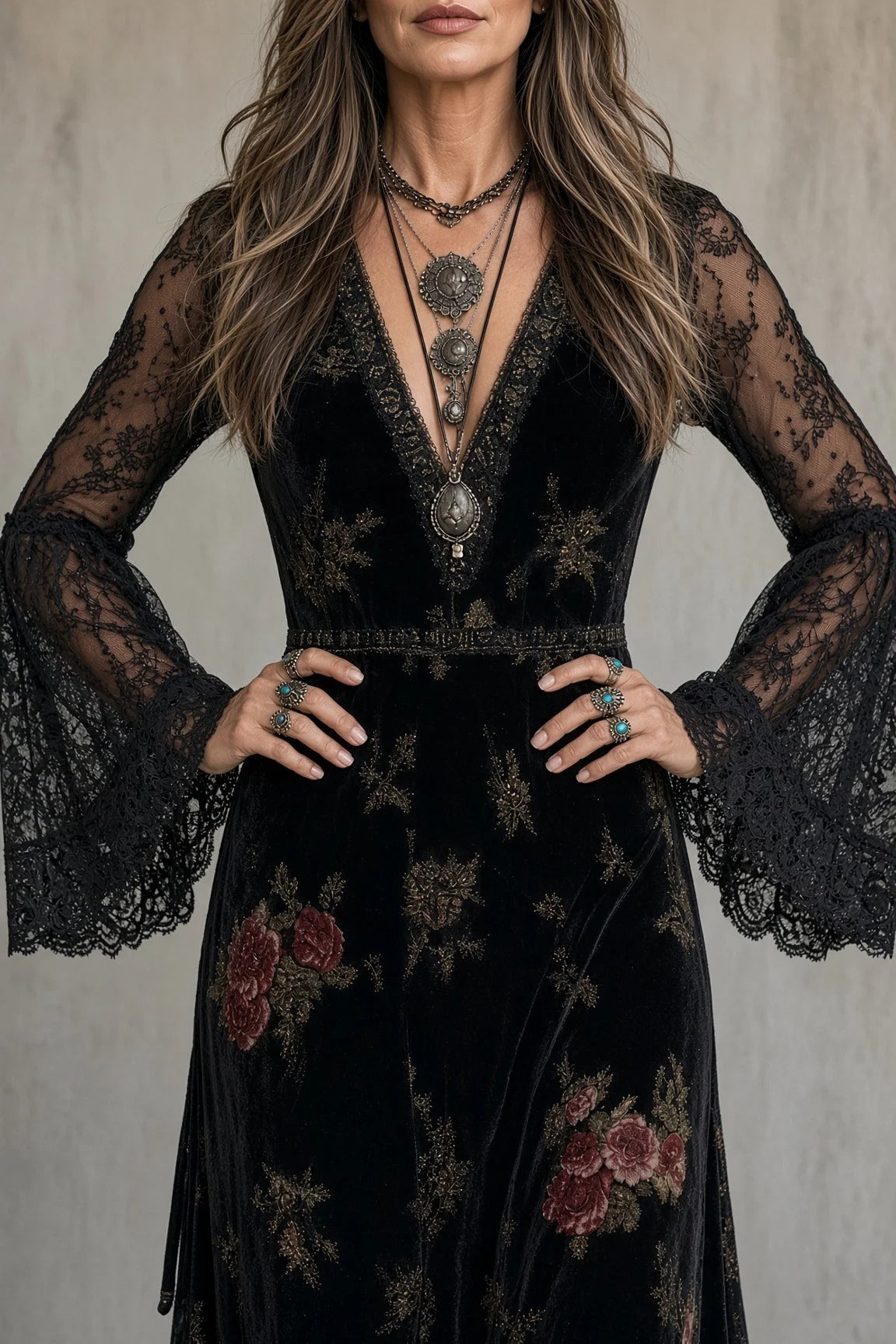 Luna Velvet Dress
