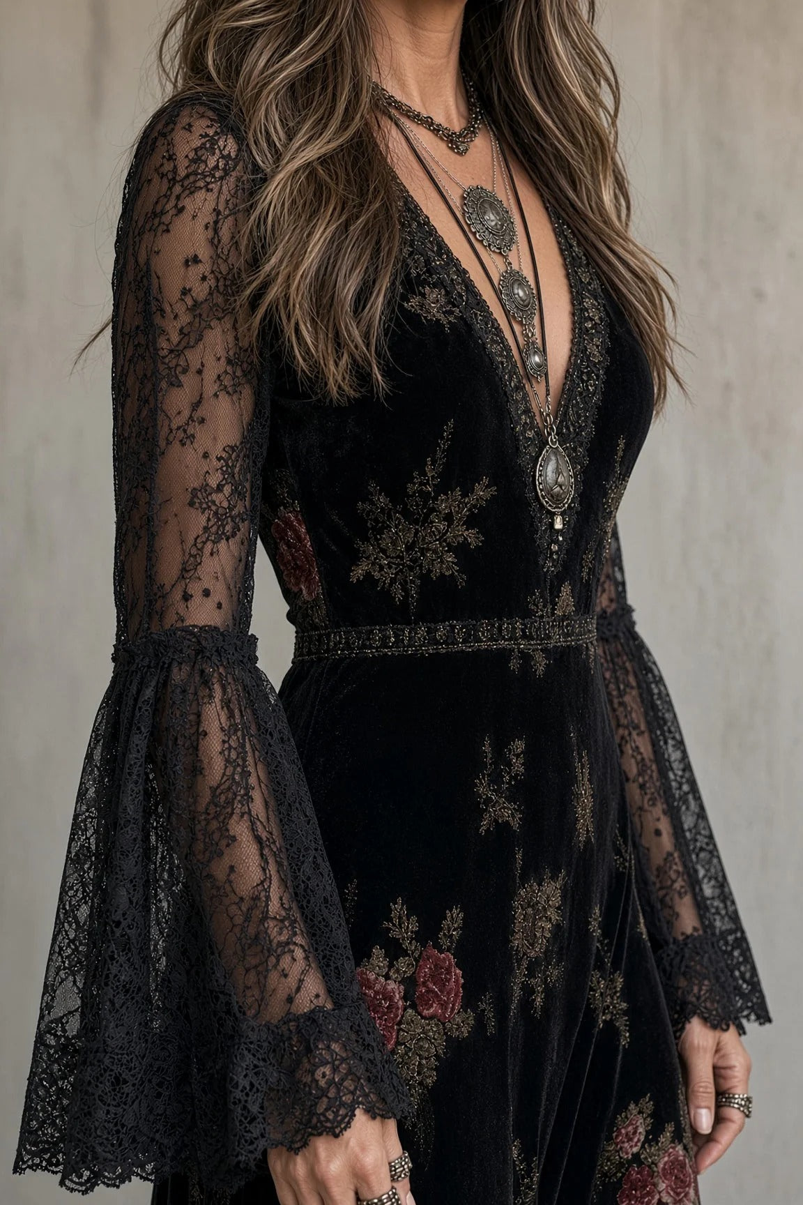 Luna Velvet Dress