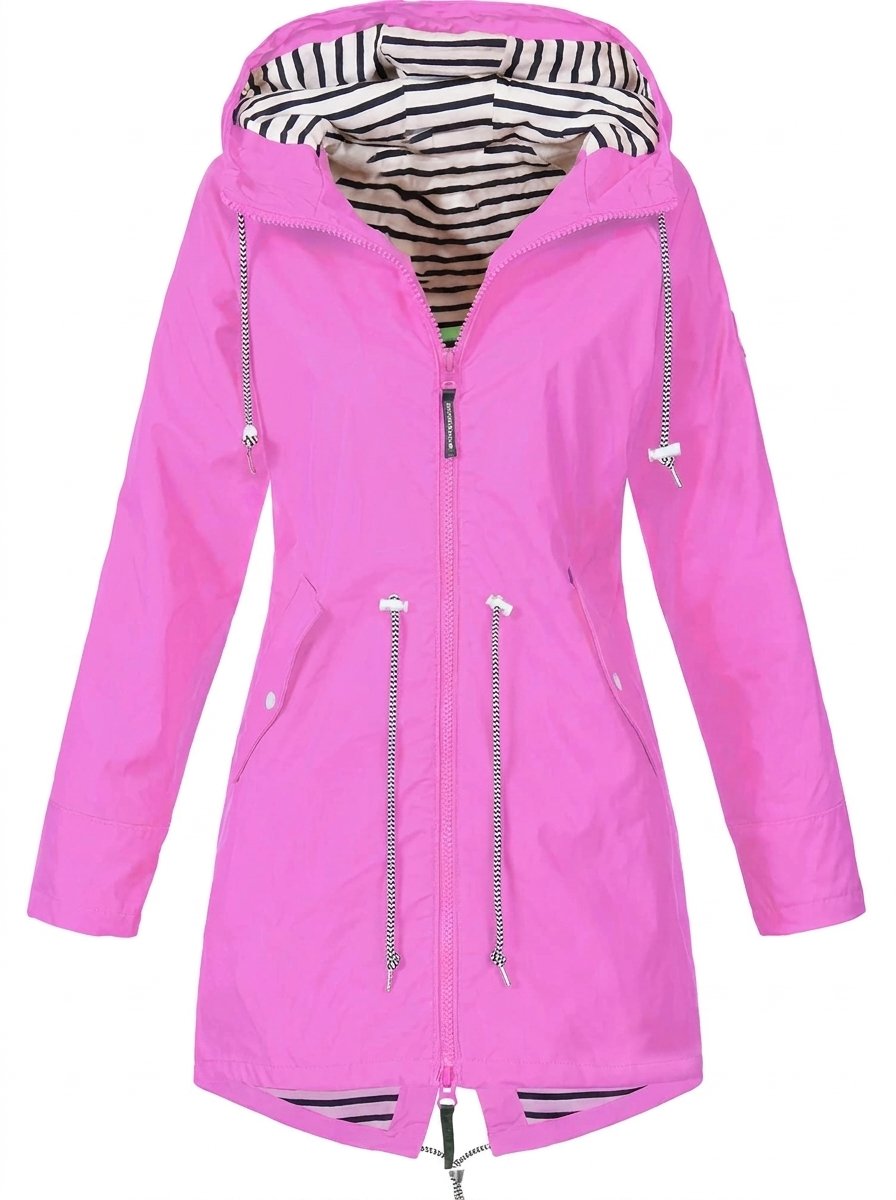 Margaret | Hooded Drawstring Rain Coat