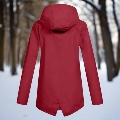 Lorraine | Hooded Waterproof Longline Rain Jacket
